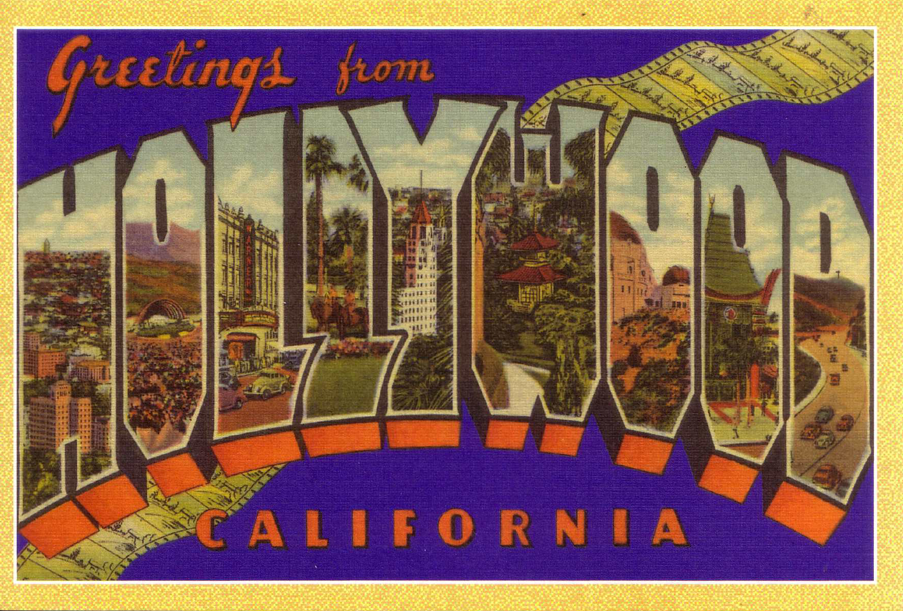 Vintage Hollywood Postcards 114